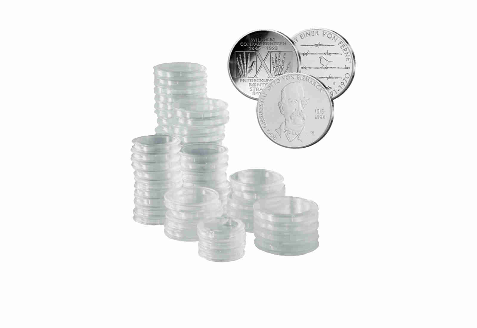 [33 mm] SAM 200 Münzkapseln für 10 und 20 Euro BRD
