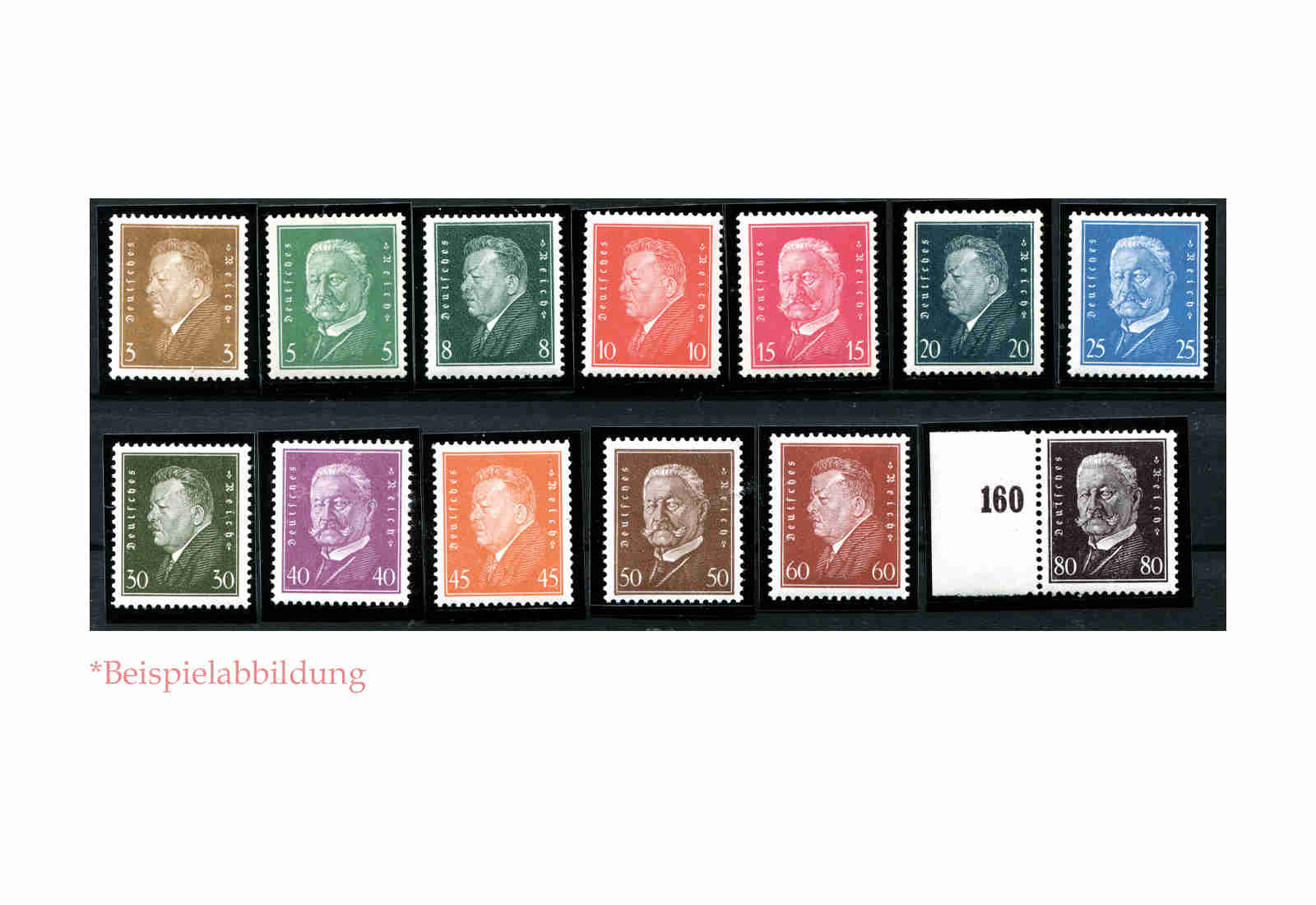 DR Jahrgang 1928/29 ** 25 Marken MiNr.: 410-434