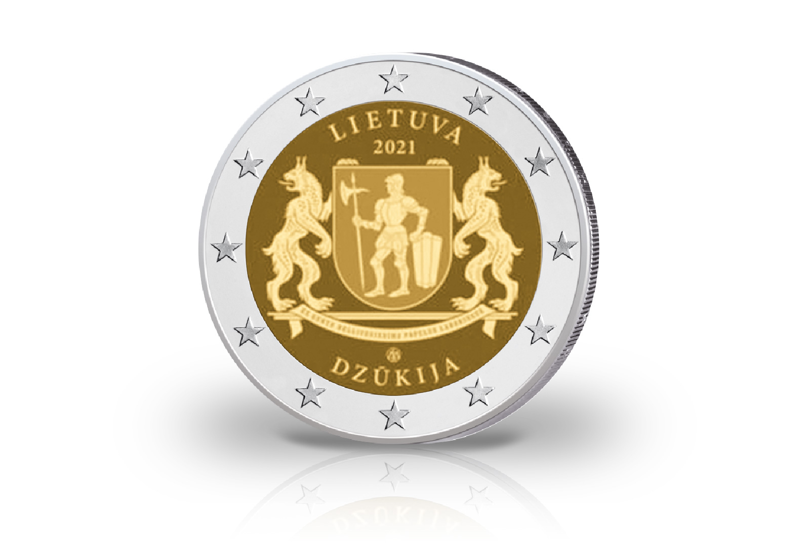 2 Euro 2021 Litauen Ethnographische Region Dzukija