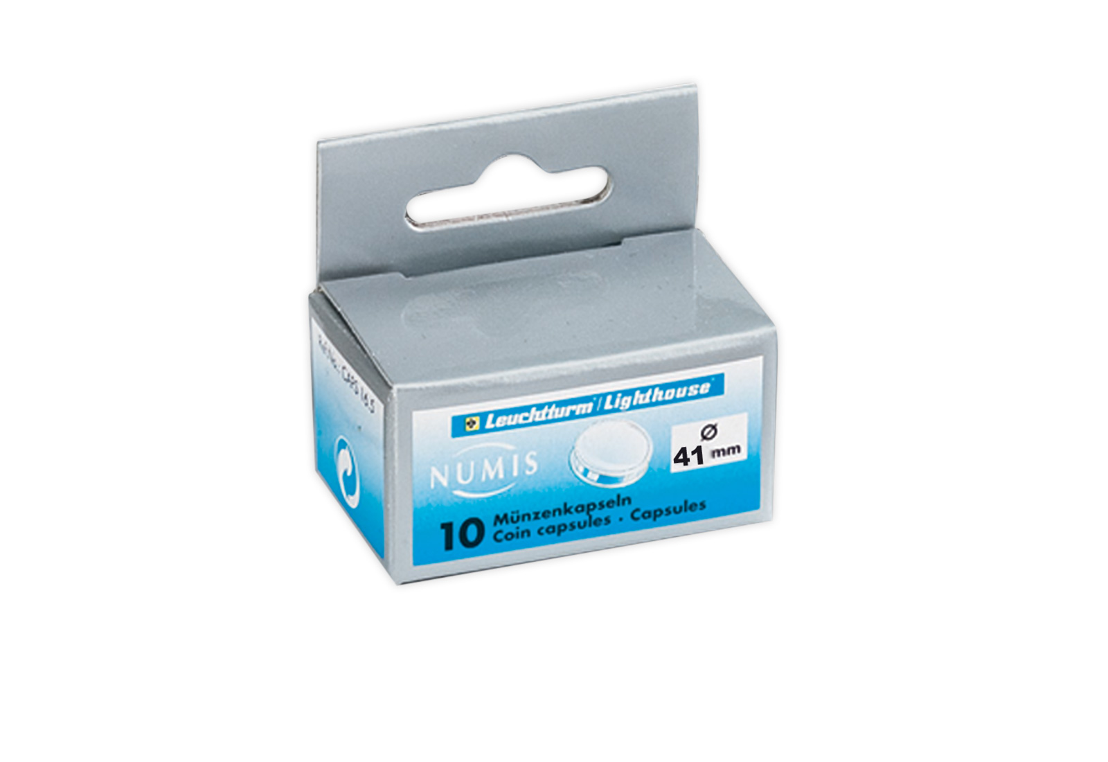 [41 mm] Leuchtturm Münzkapseln im 10er Pack