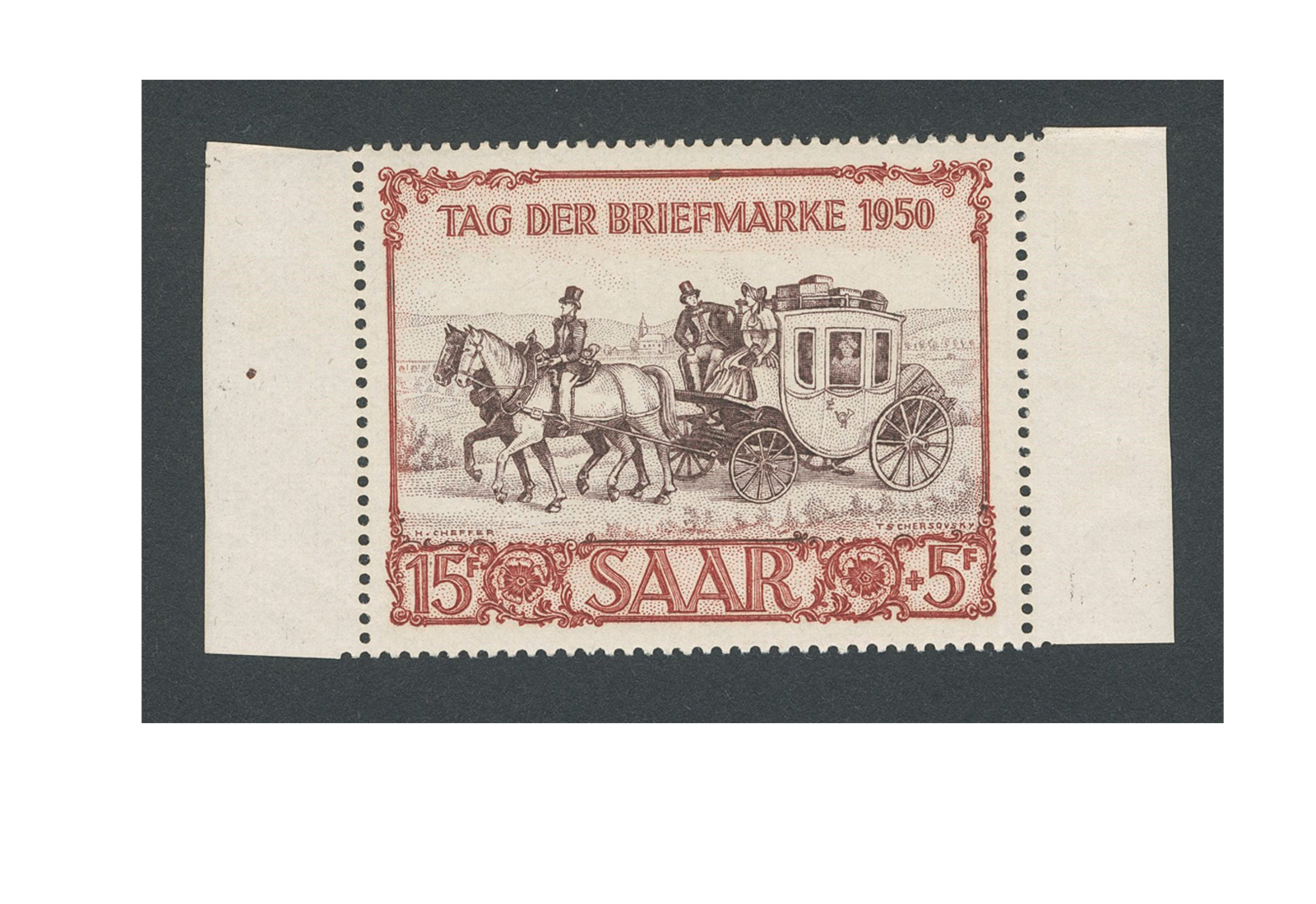 Briefmarke Saar 291 gestempelt
