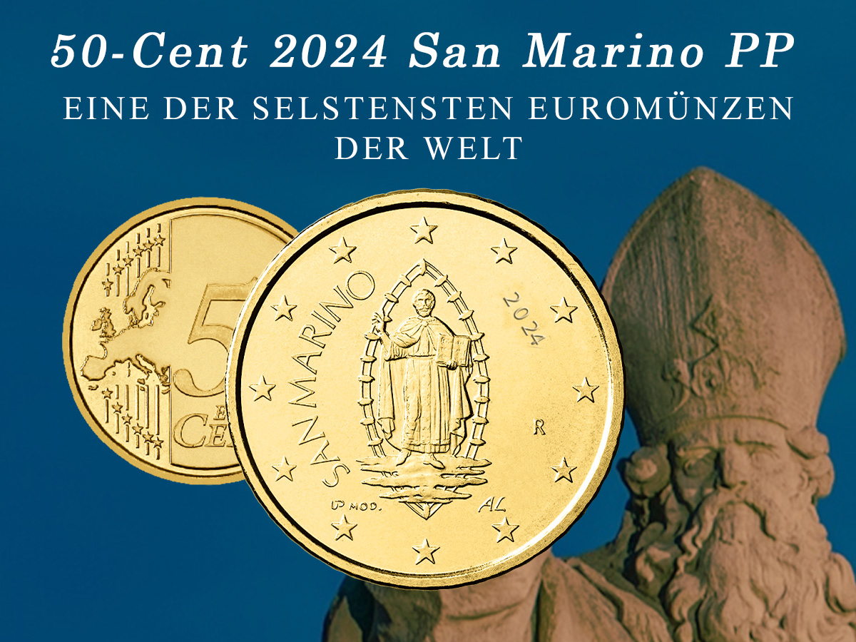 San Marino 2024 - 50 Cent PP "Heiliger Marinus"