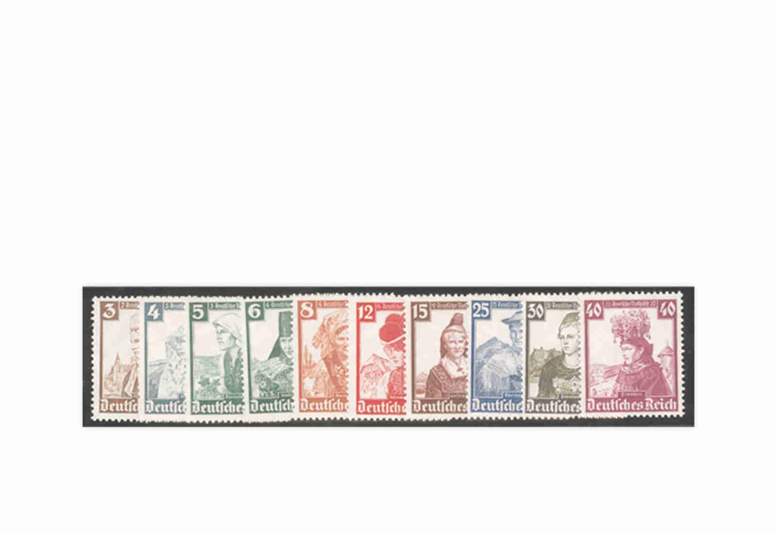 Briefmarken Deutsches Reich Mi.Nr. 588/97 postfrisch