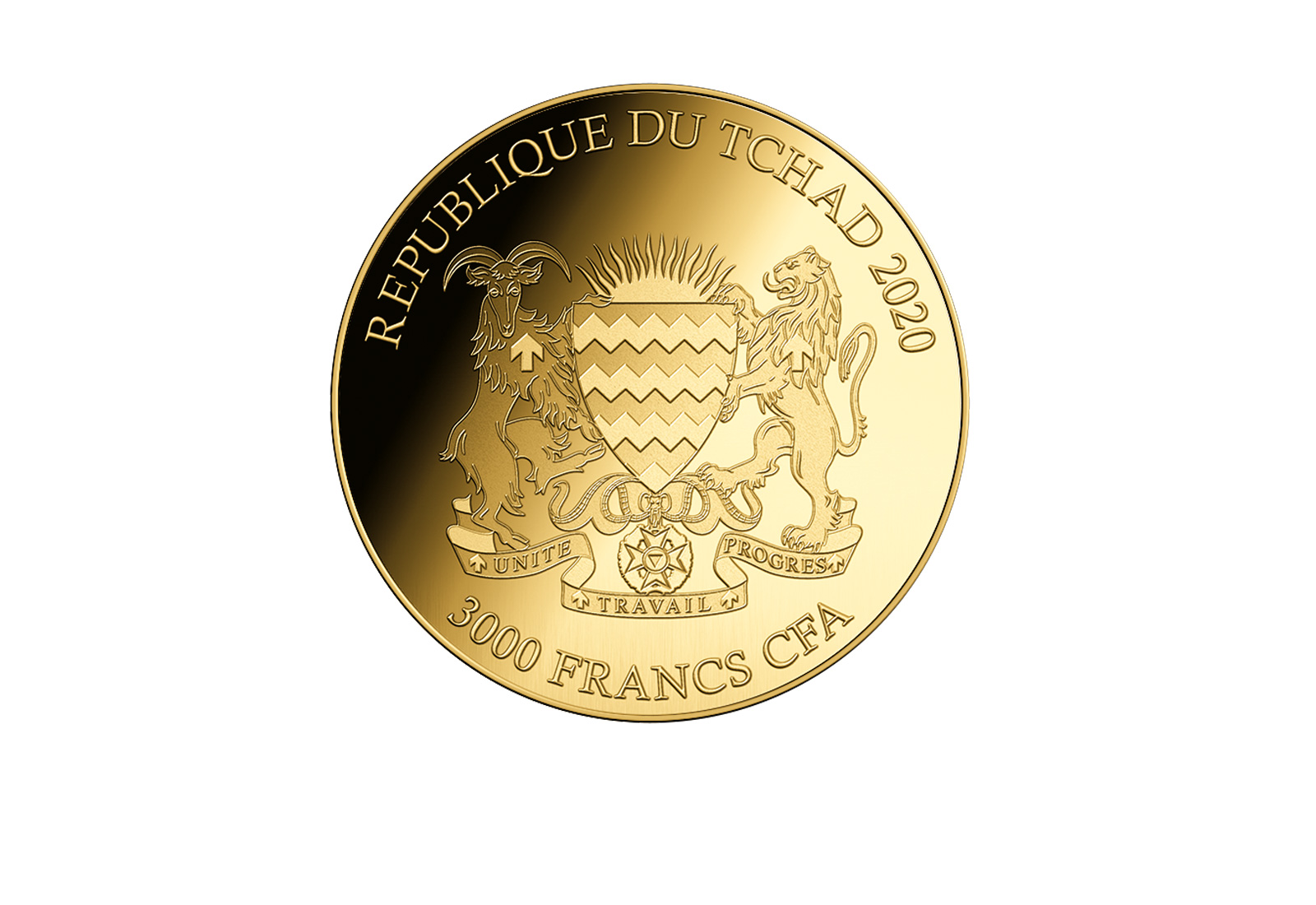 Goldmünze Erdschichten
