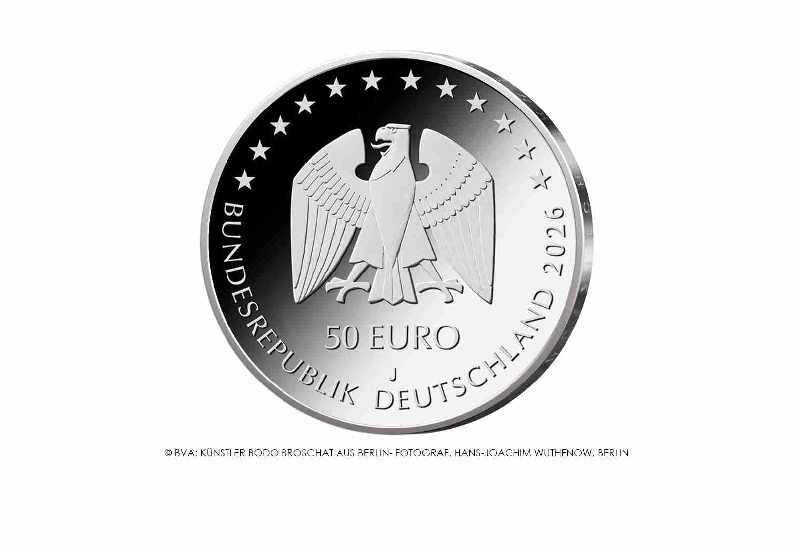 50 Euro 2026 Deutschland Stille Nacht, heilige Nacht st