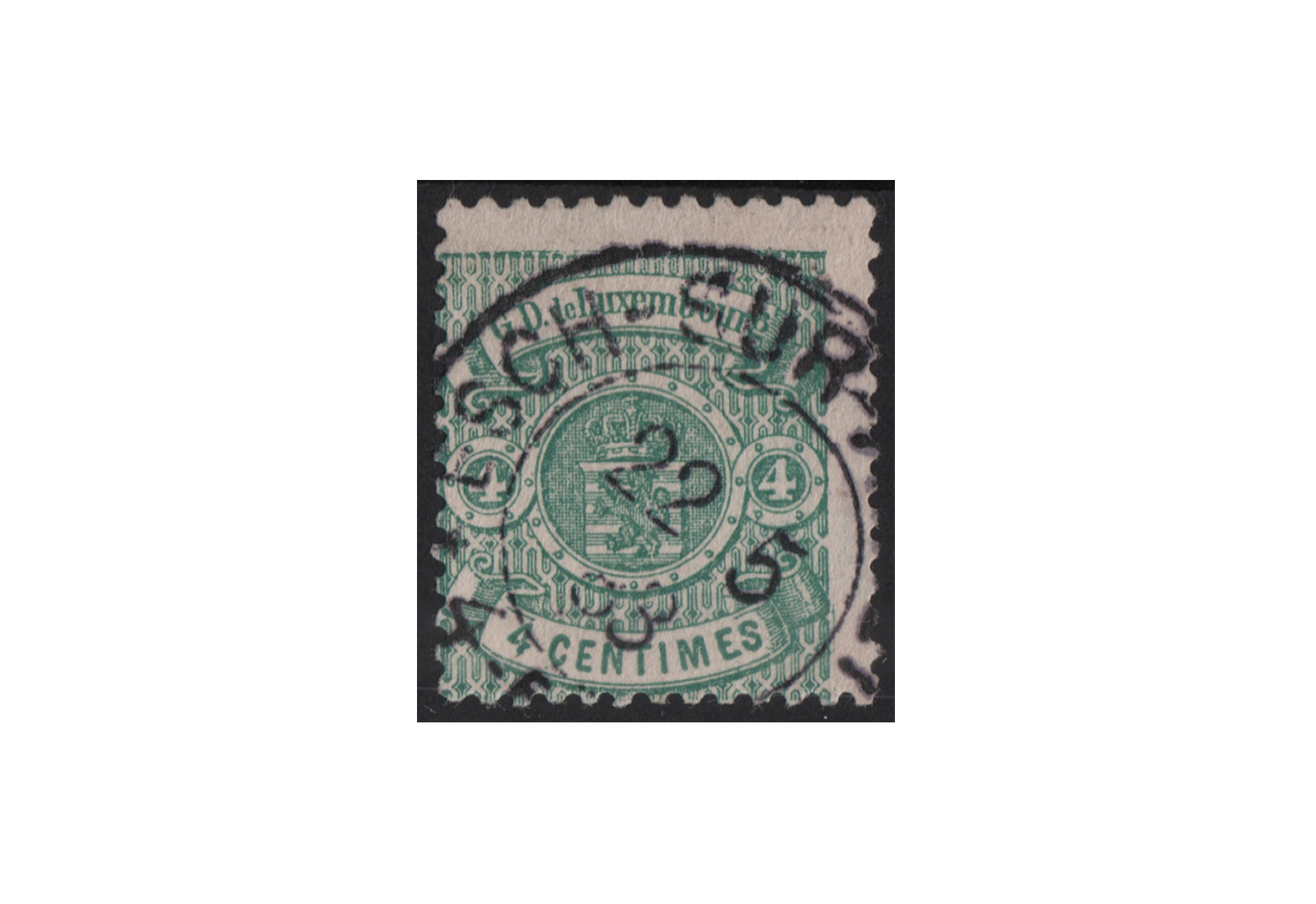 Luxemburg Staatswappen 1875/1879 Michel-Nr. 29 gestempelt