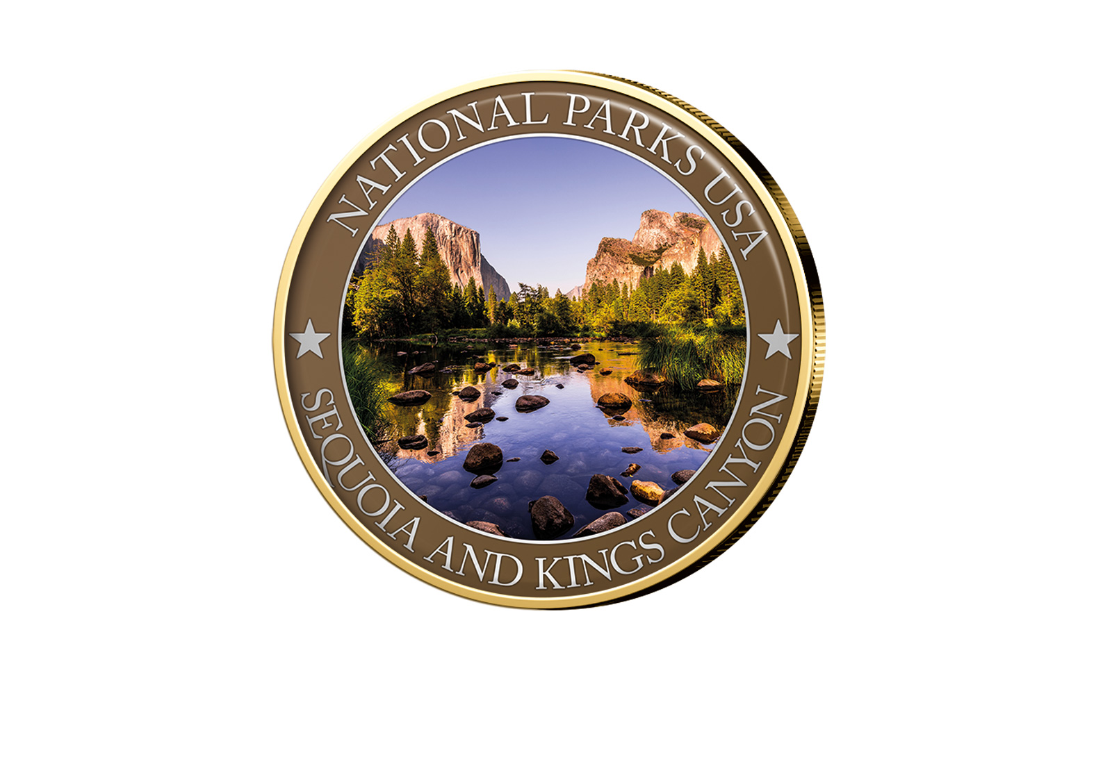 1/2 Dollar USA Sequoia and Kings Canyon Serie National Parks USA mit Farbapplikation