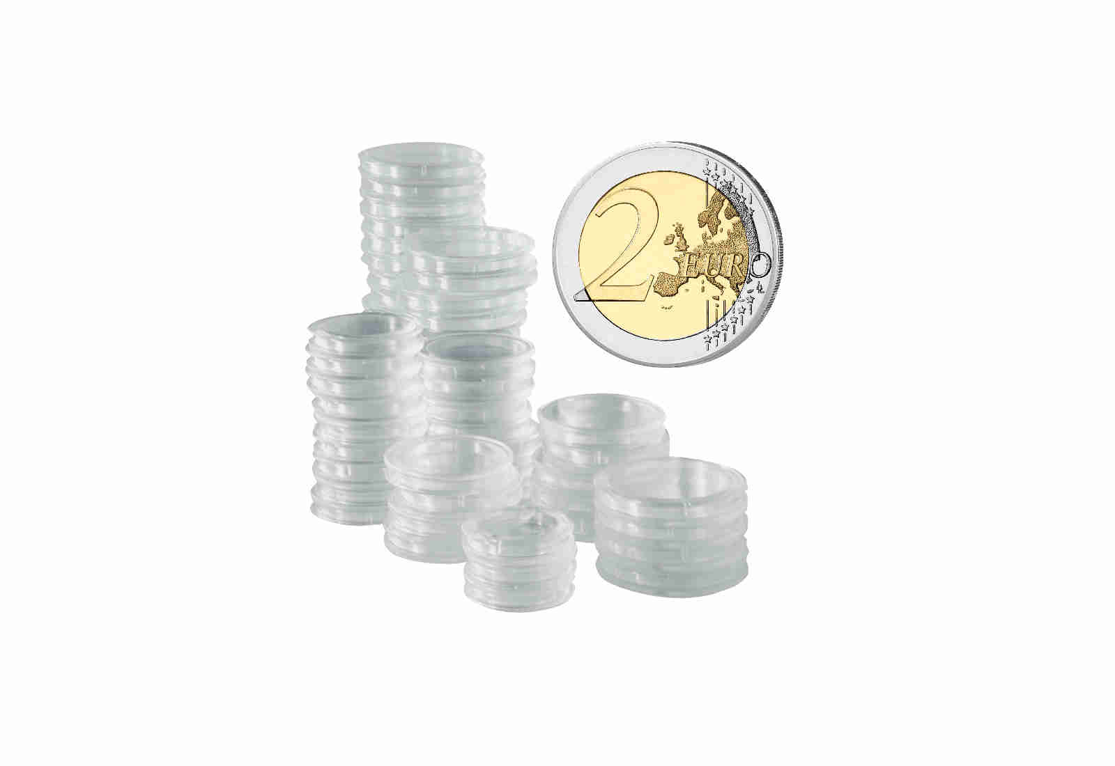 [26 mm] SAM 100 Kapseln für 2 Euro Münzen