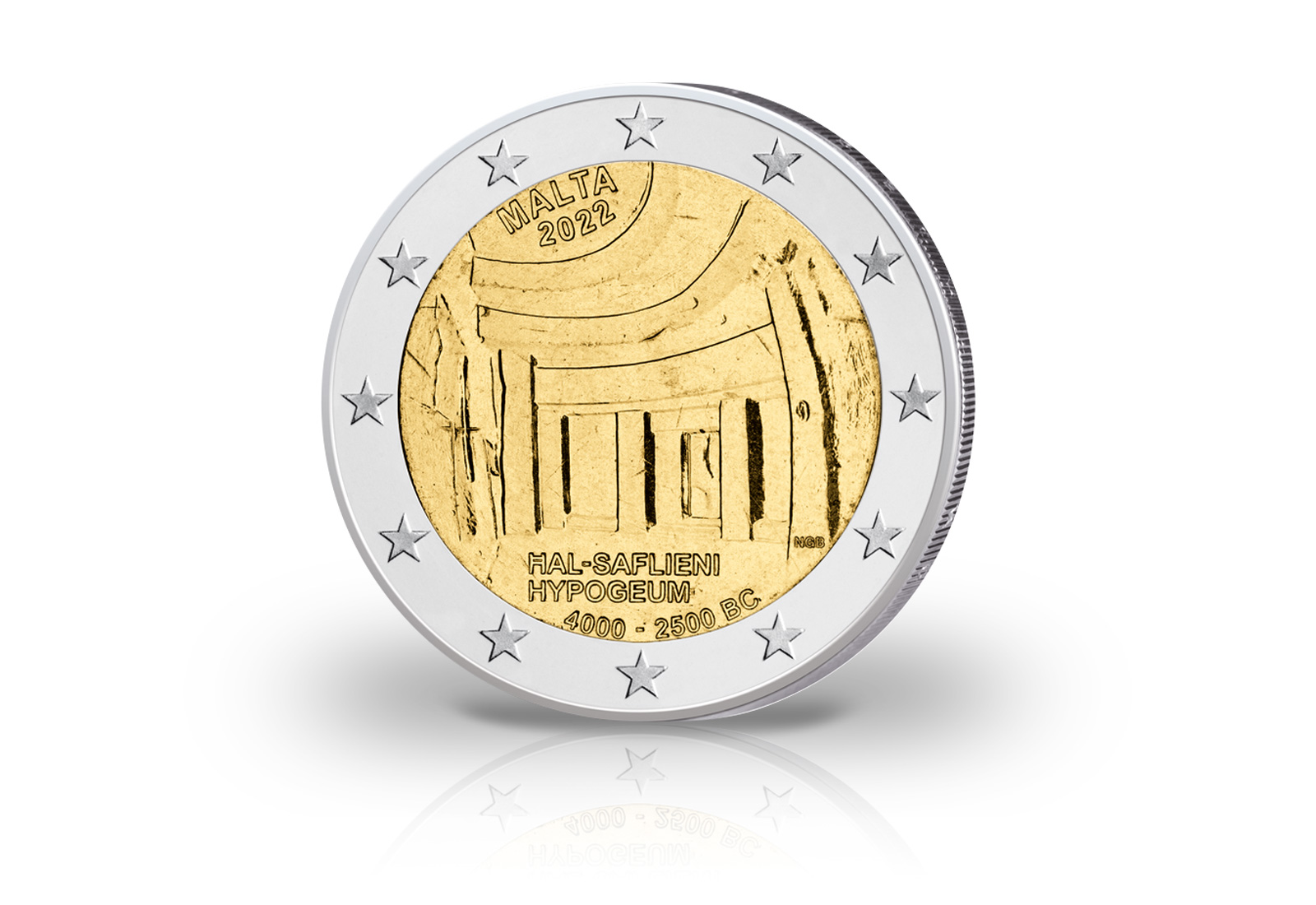 2 Euro 2022 Malta Hypogäum von Hal-Saflieni