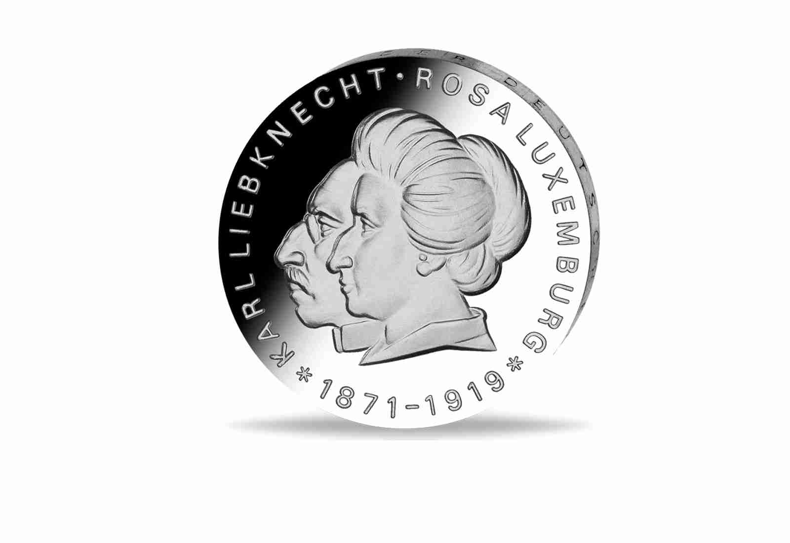 DDR 1971 20 Mark Probe 100. Geburtstag Liebknecht und Luxemburg J. 1533A