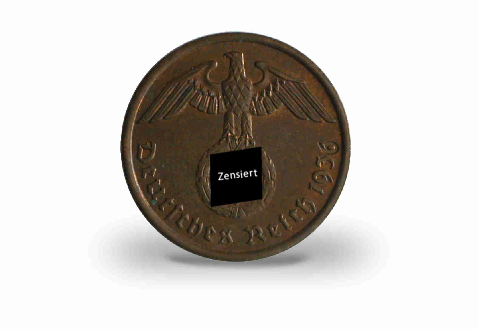 2 Reichspfennig 1936 Drittes Reich Jaeger-Nr. 362