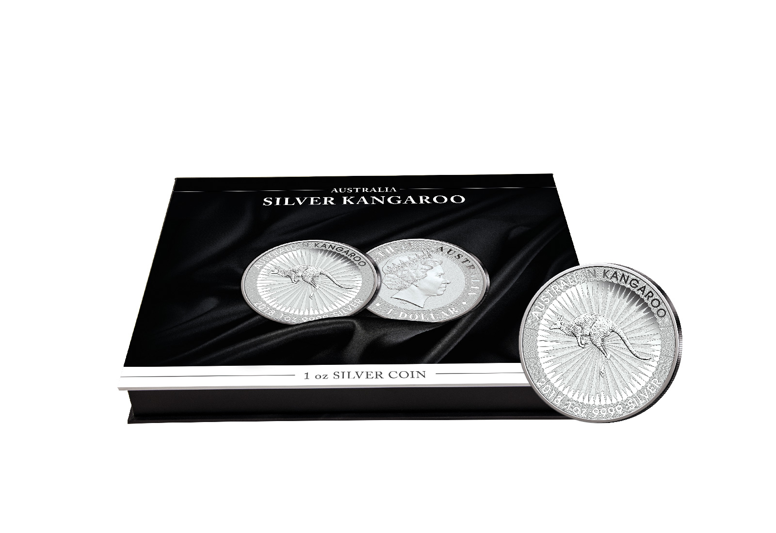 Münzkassette für 1 Unze Silber "Känguru"
