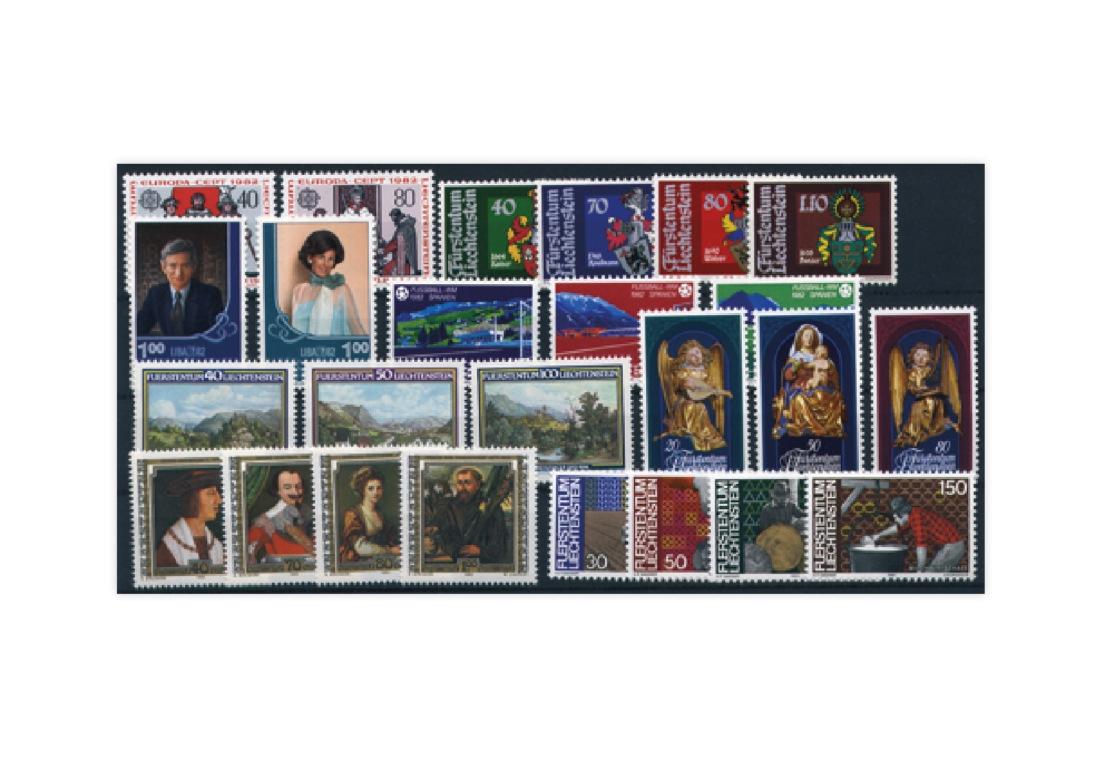 Liechtenstein Jahrgang 1982 postfrisch