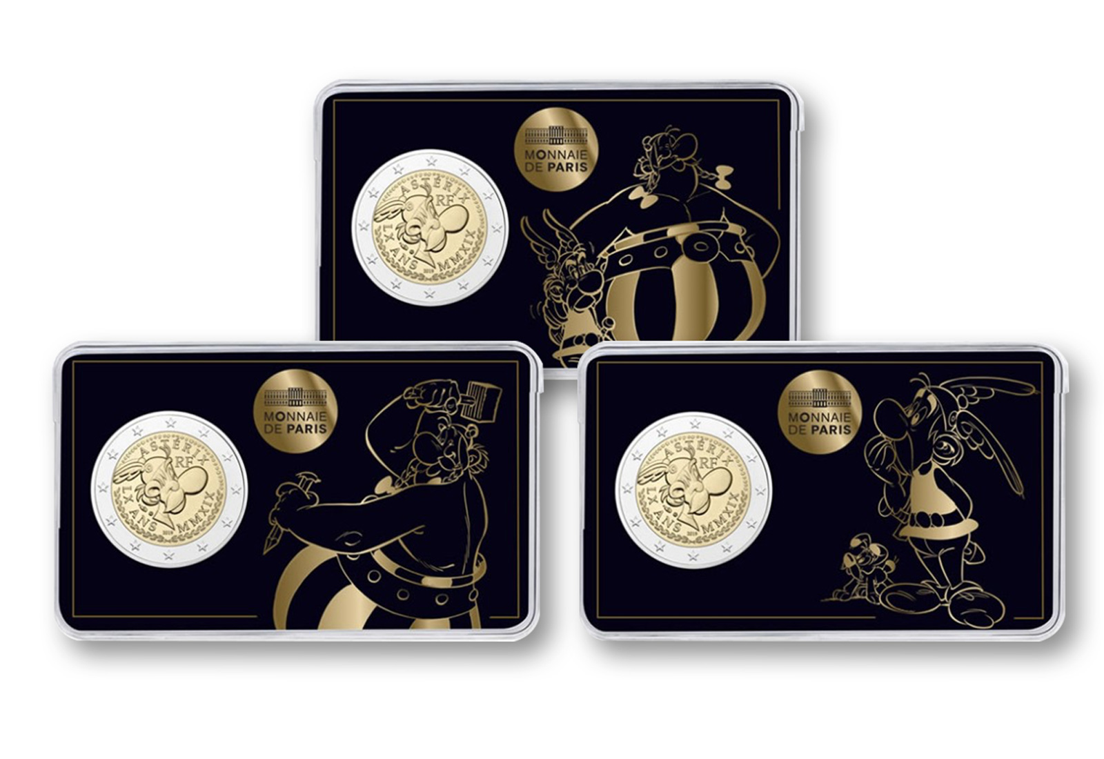 2 Euro 2019 Frankreich 60 Jahre Asterix in Coincard unserer Wahl st