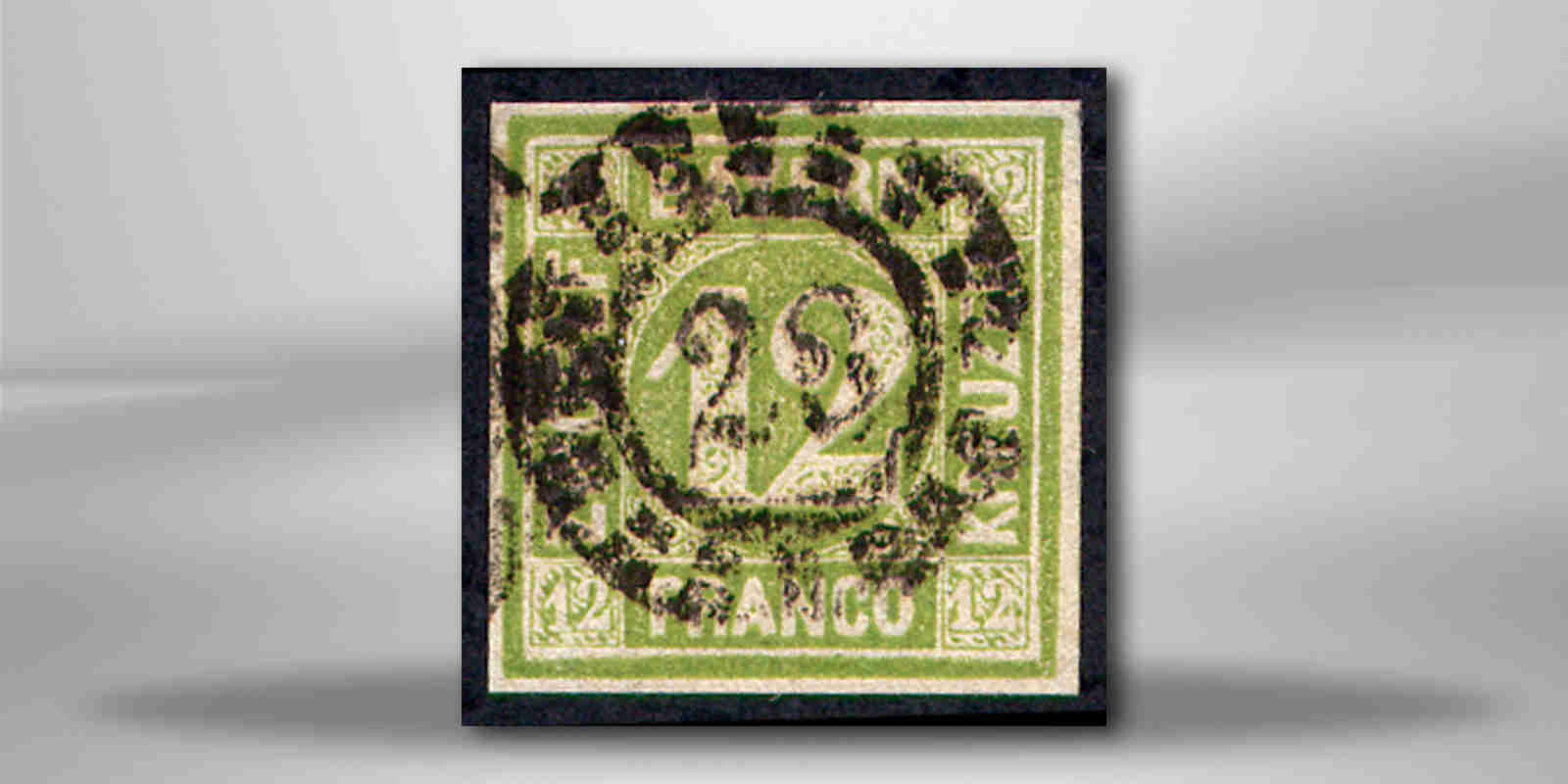 Briefmarke Altdeutschland Bayern Freimarke 1862 Michel-Nr. 12 gestempelt