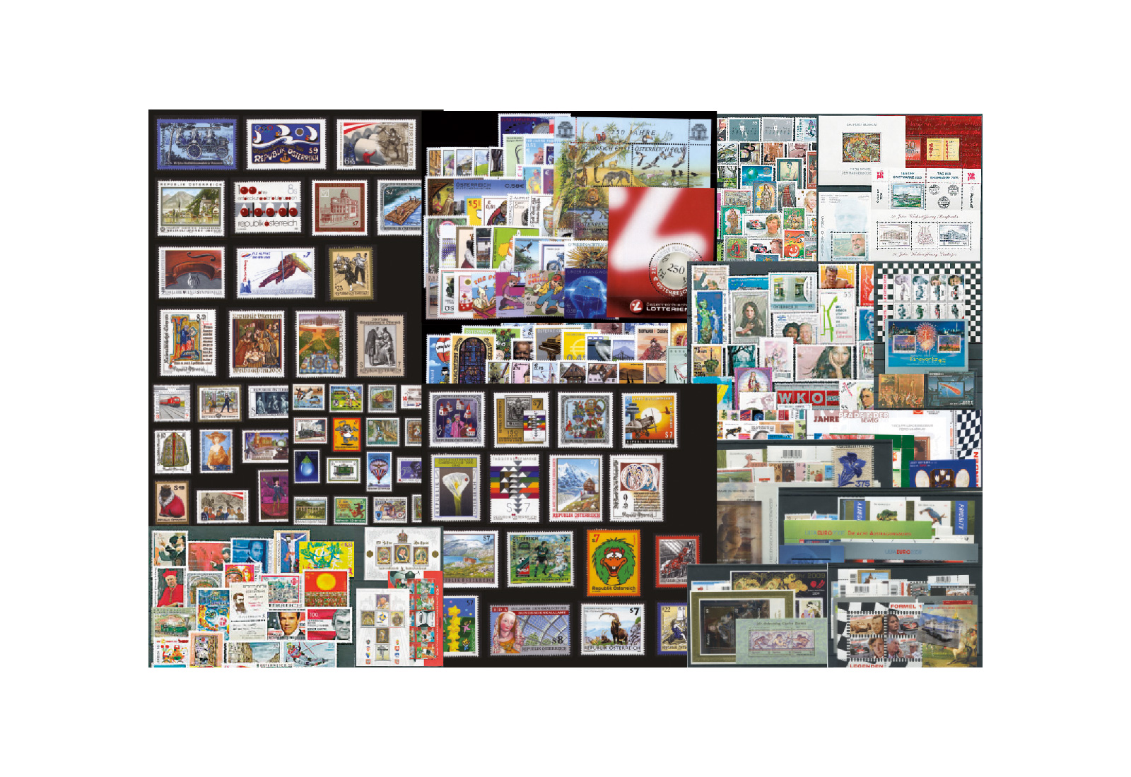 Österreich Jahrgang 2000-2009 Michel Nr. 2302-2846 postfrisch