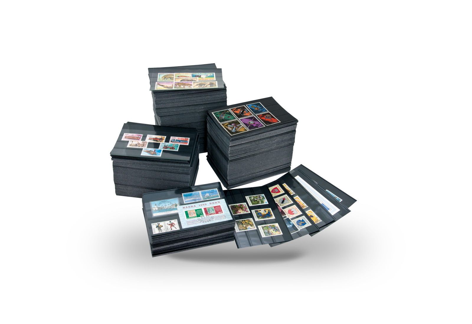 Briefmarken Europa/Übersee Steckkarten