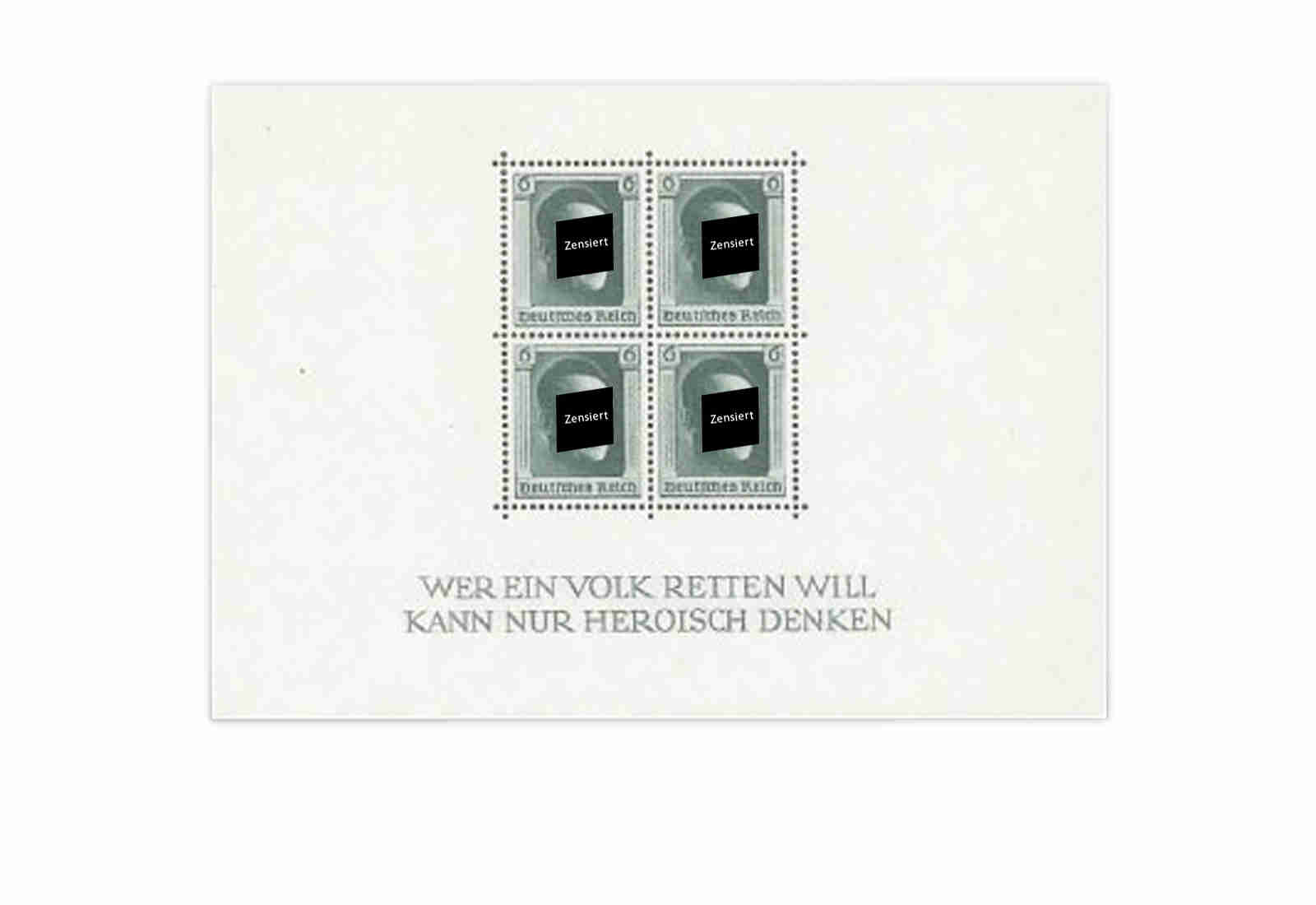 Deutsches Reich Block 8 mit Falz