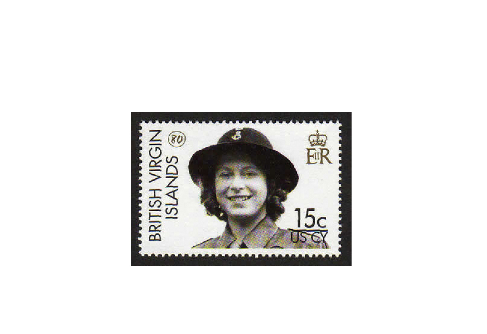 Briefmarken British Virgin Islands 5 verschiedene Marken