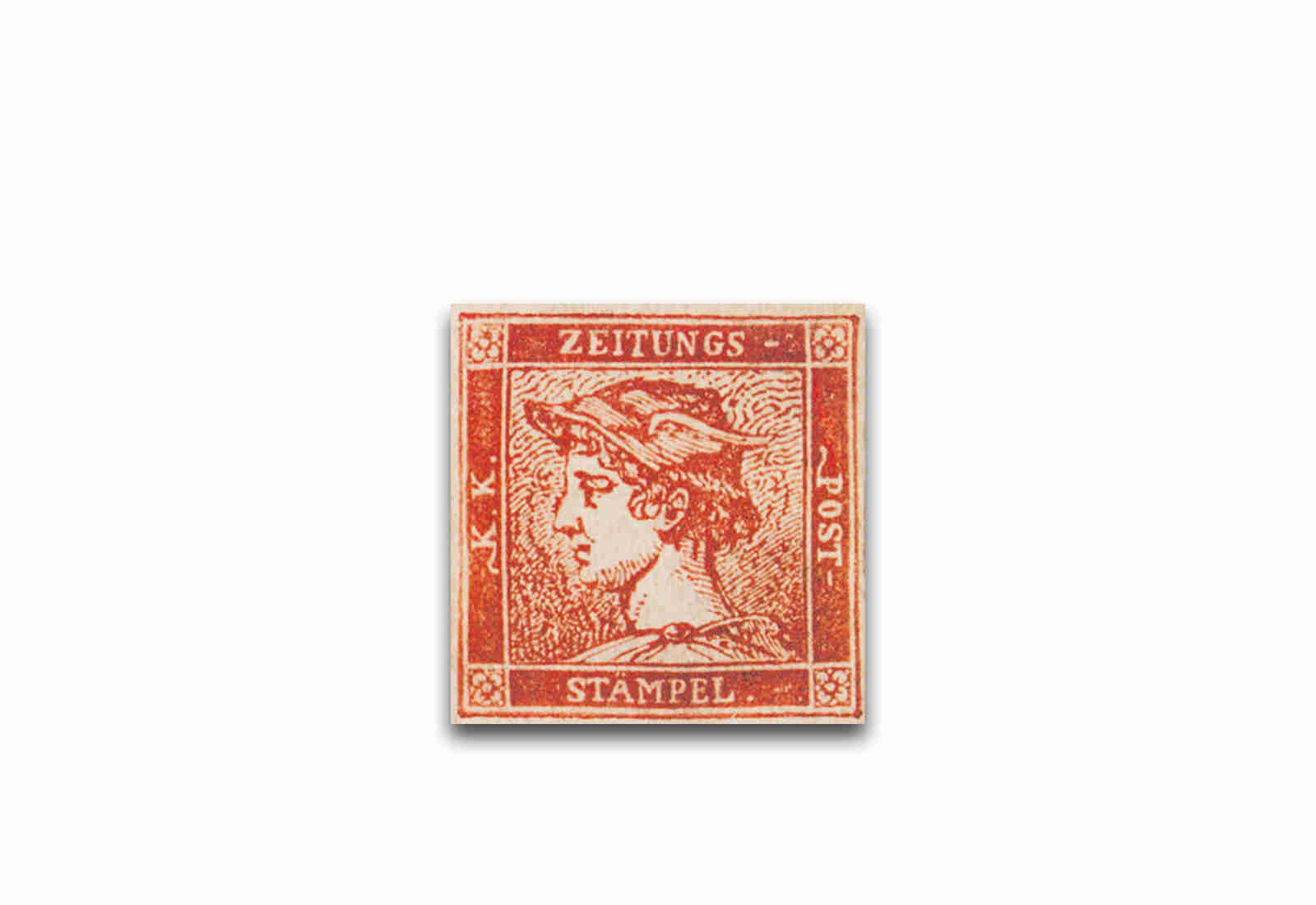 Faksimile Österreich 1856 Roter Merkur Michel-Nr. 9