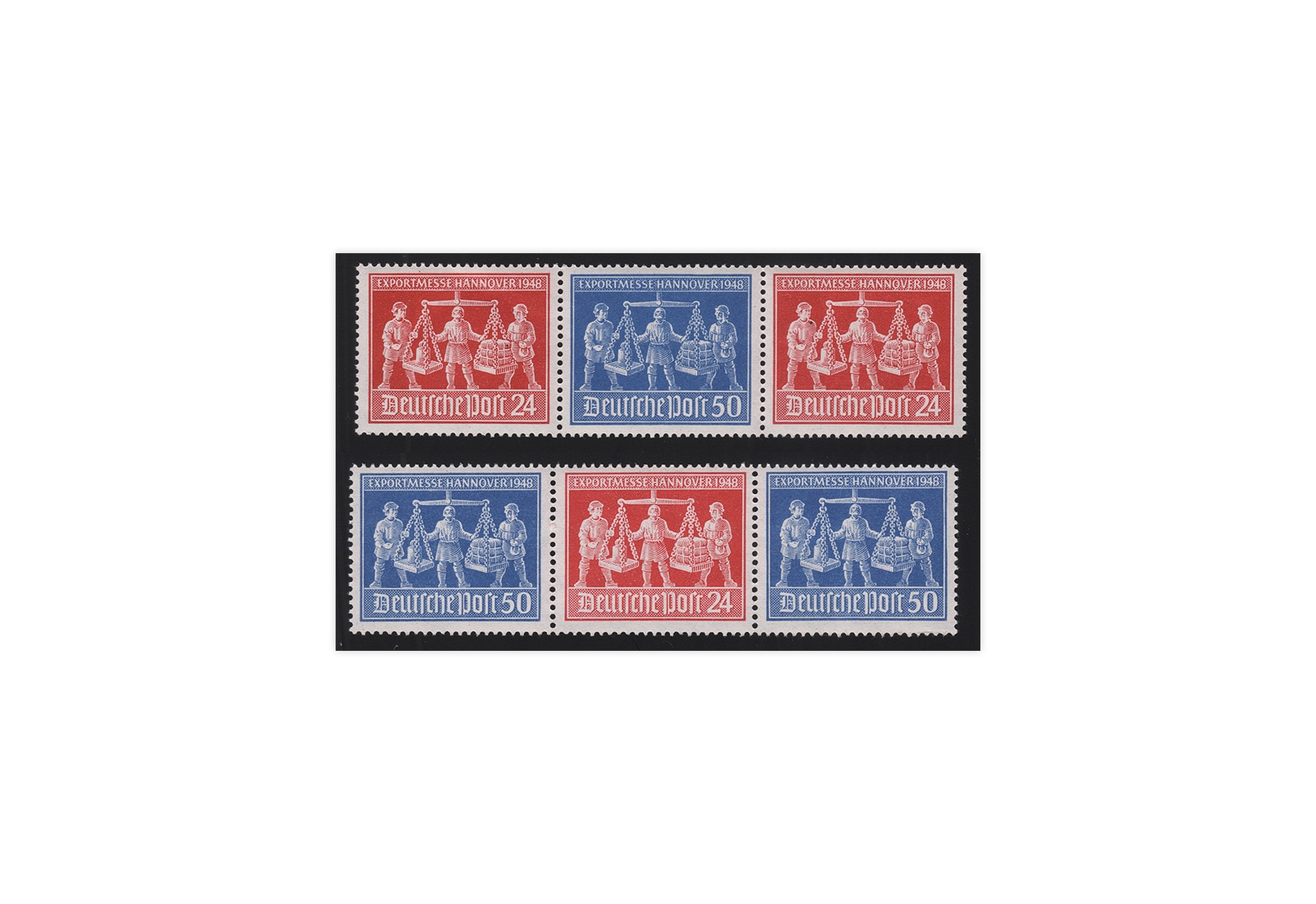 Alliierte Besetzung Exportmesse Hannover Mi.Nr. 969/970 WZd 2+4 **