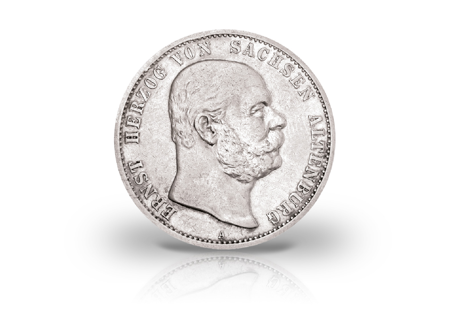 2 Mark 1901 Deutsches Kaiserreich Sachsen-Altenburg Herzog Ernst Jaeger-Nr. 142