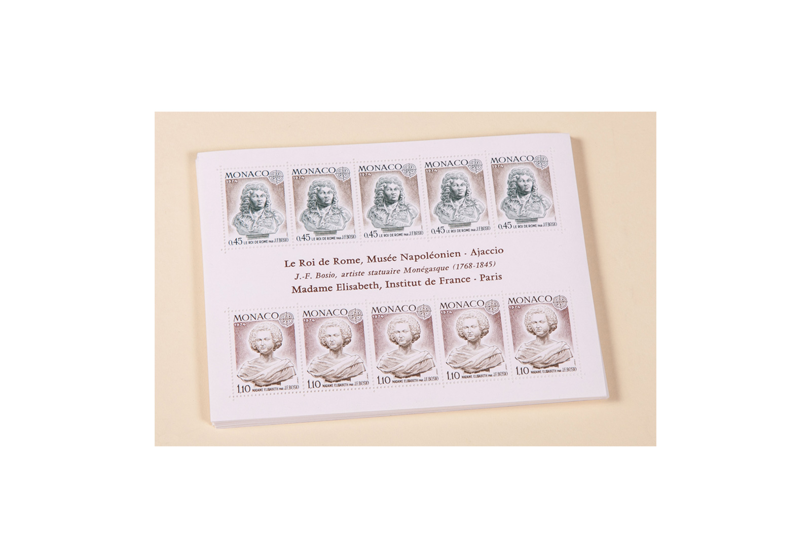 Briefmarken CEPT 5 verschiedene Monaco-Blocks postfrisch per 50 Stück