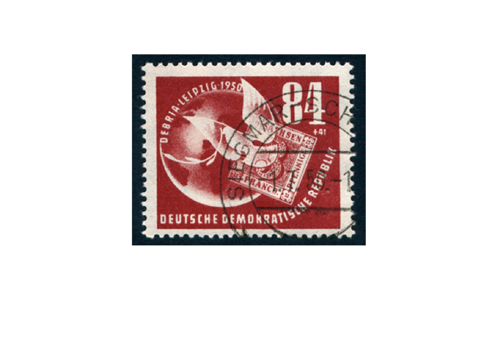 Briefmarke DDR DEBRIA Leipzig 1950 Michel-Nr. 260 gestempelt