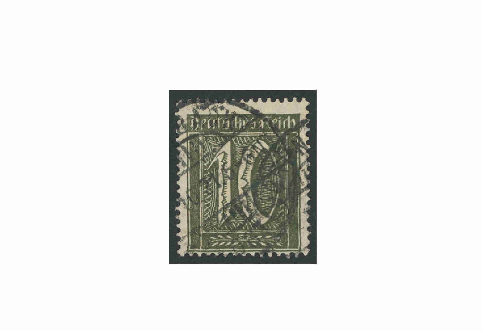 Briefmarke Deutsches Reich Michel-Nr. 159 b gestempelt