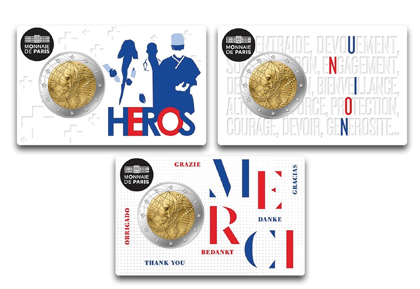 2 Euro 2020 Frankreich Medizinische Forschung st in Coincard unserer Wahl