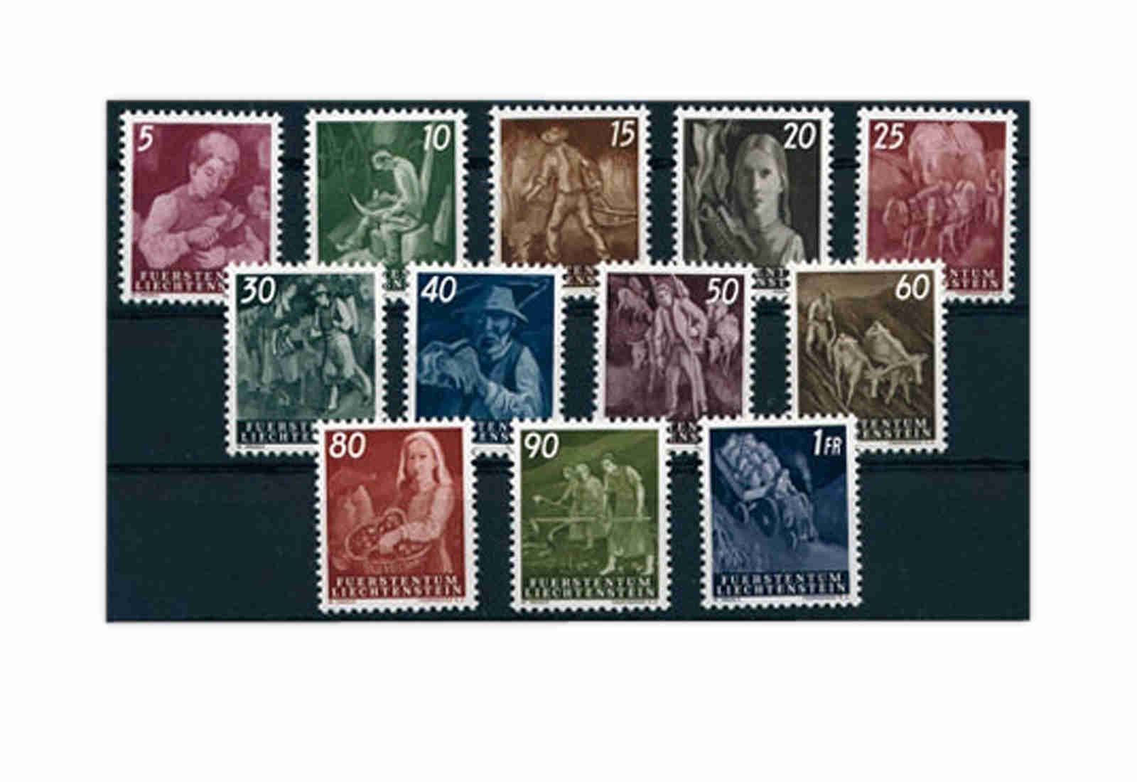 Liechtenstein Mi.Nr. 289/300 gest.