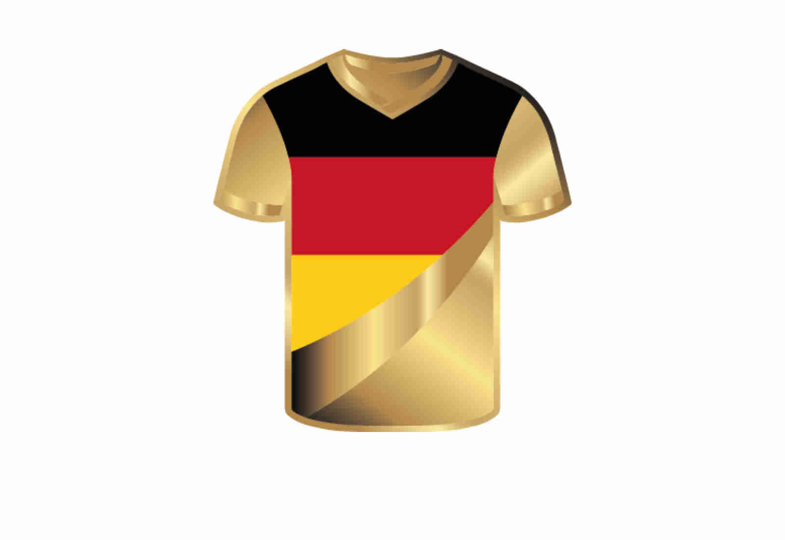 Goldmünze Trikot Deutschland 999/1000 Gold Geschenk Sport