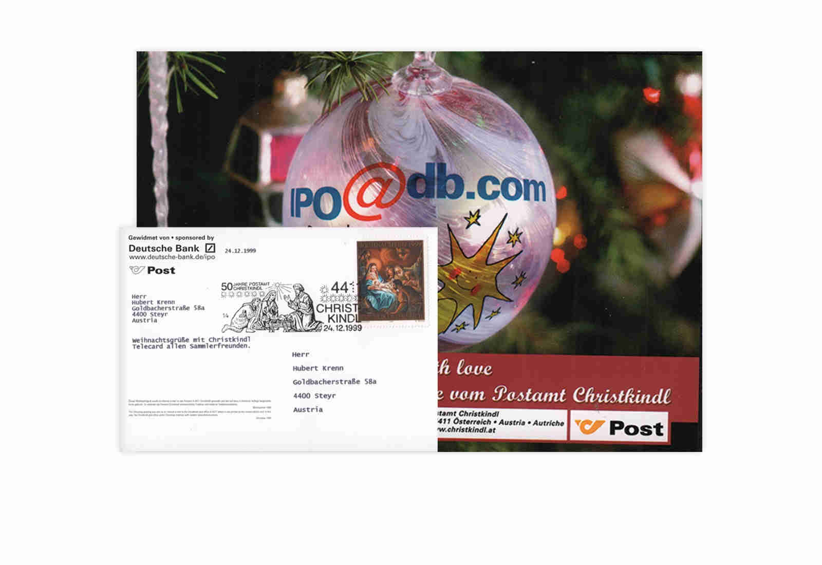 Österreich Internet-X-Mas-Card 1999/2000 (Motiv B)