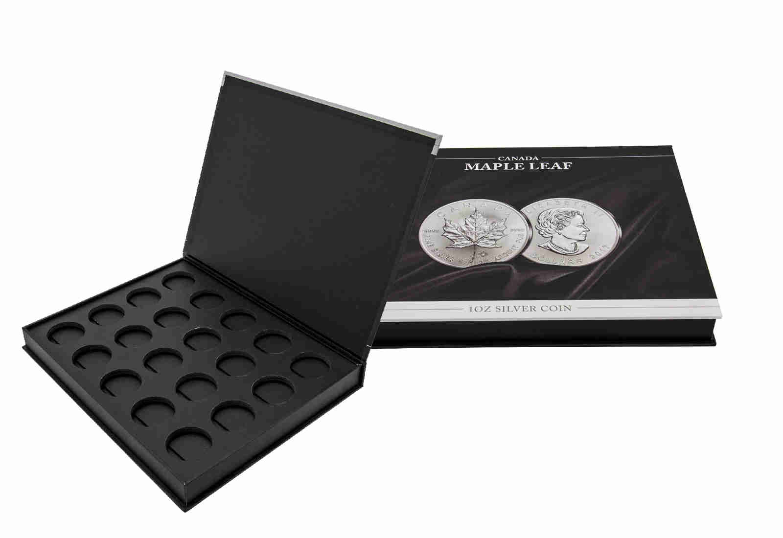 20x Kanada Maple Leaf Silber 2025 - Investment-Set in Kassette
