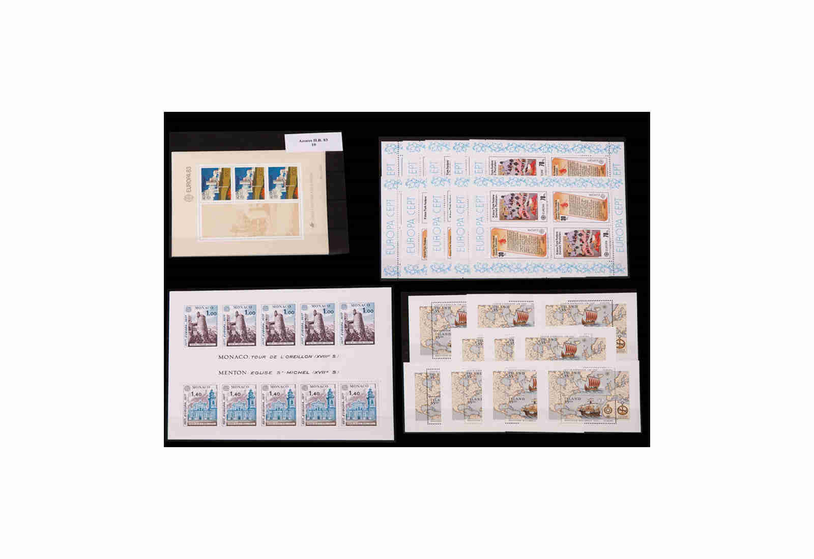Briefmarken CEPT 25 verschiedene Blocks postfrisch per 10 Stück