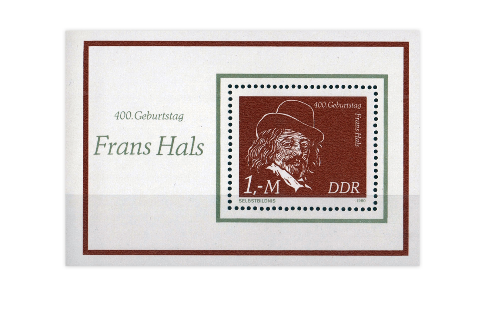 DDR Block 61 Frans Hals 1980 postfrisch