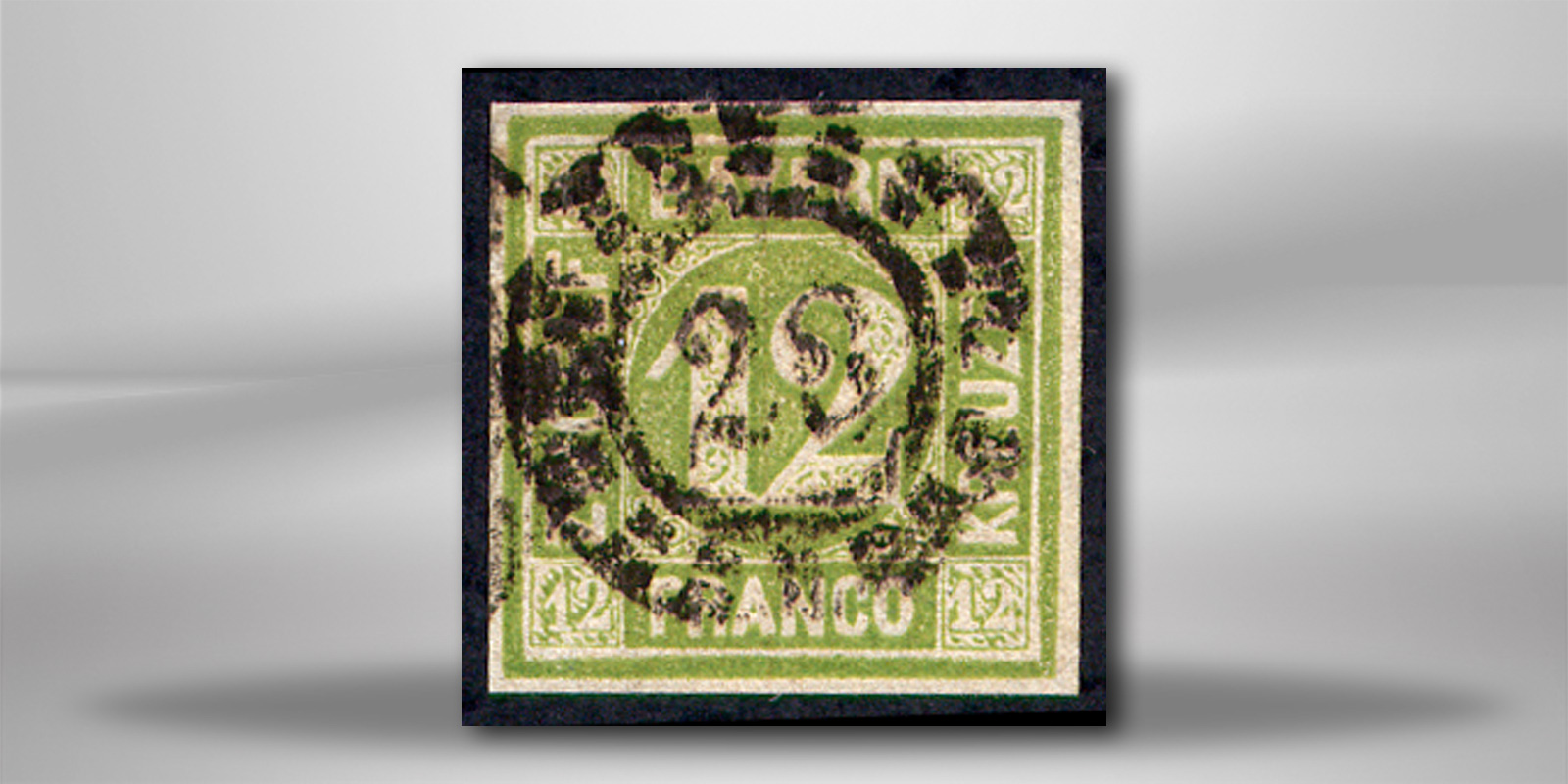 Briefmarke Altdeutschland Bayern Freimarke 1862 Michel-Nr. 12 gestempelt