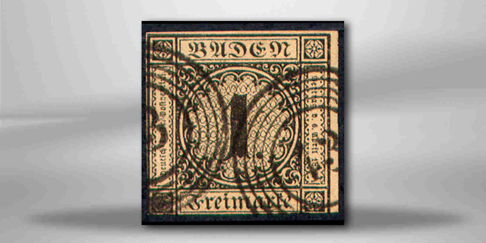 Briefmarke Altdeutschland Baden Freimarke 1851 Michel-Nr. 1 b gestempelt 
 