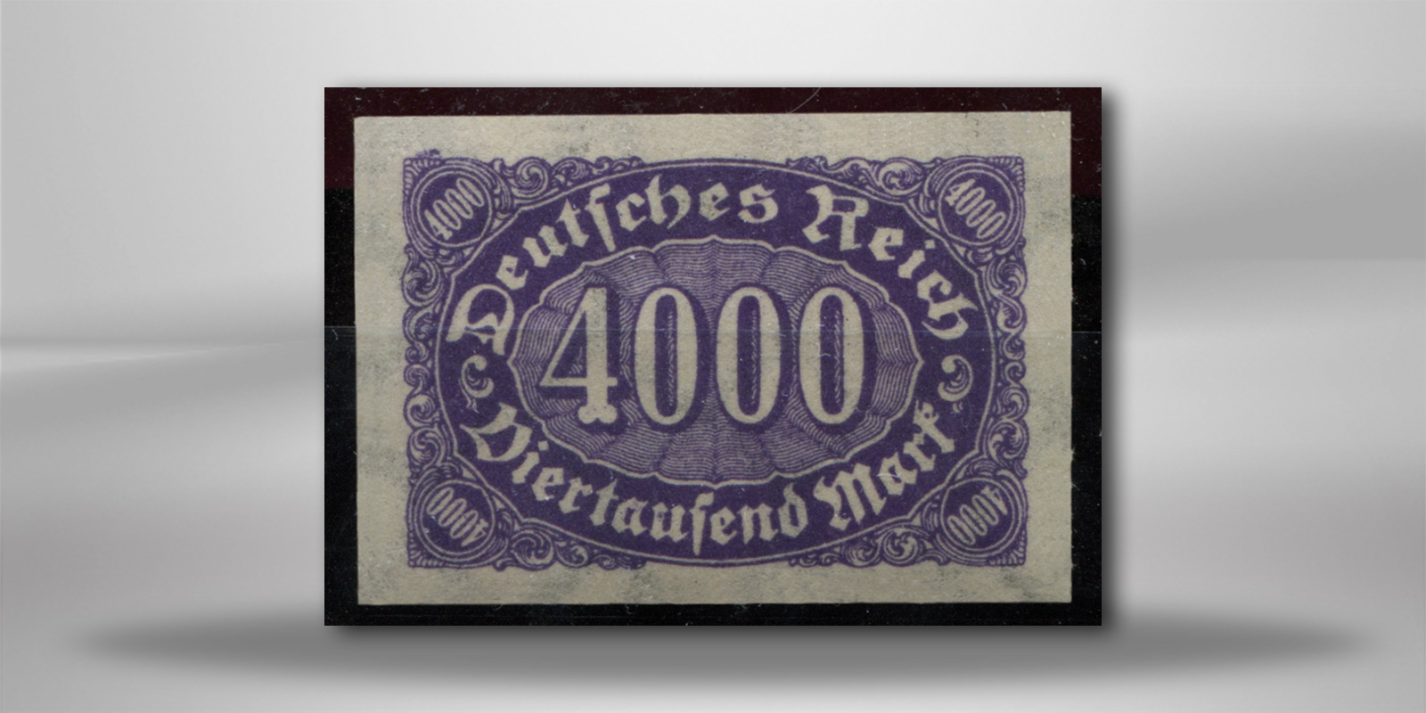 Briefmarke Deutsches Reich Ziffern im Oval 1923 Michel-Nr. 255 U postfrisch