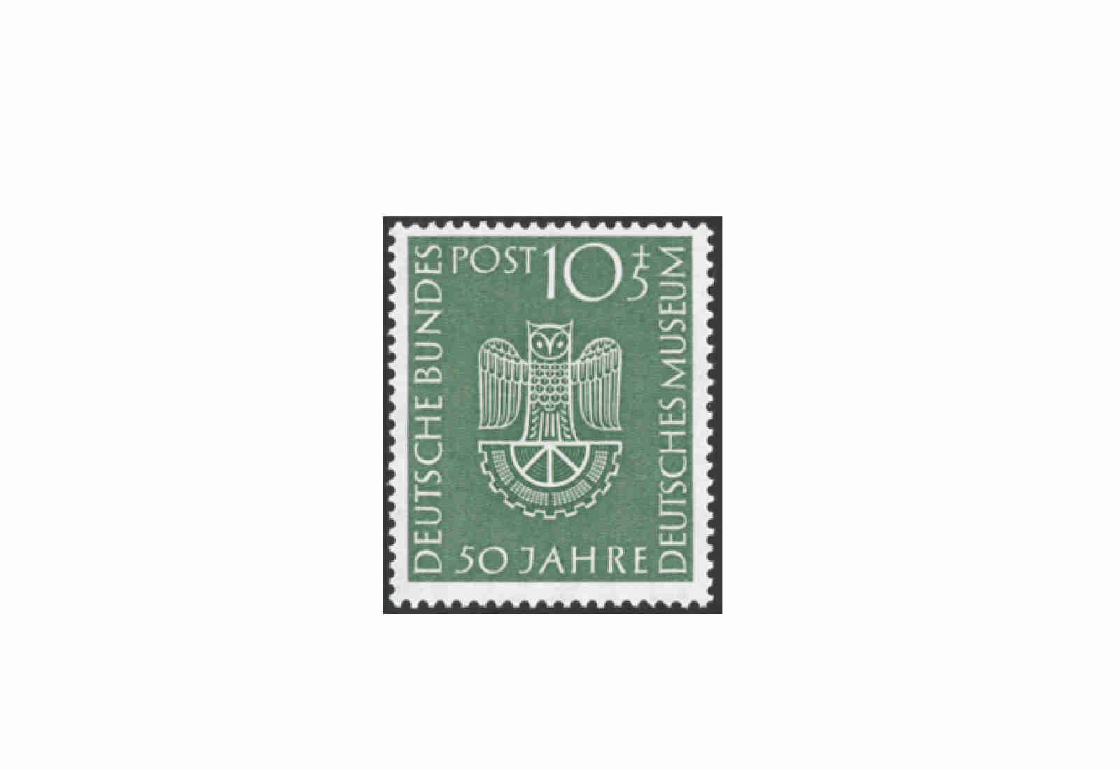 Briefmarke BRD 50 Jahre deutsches Museum 1953 Michel-Nr. 163 postfrisch