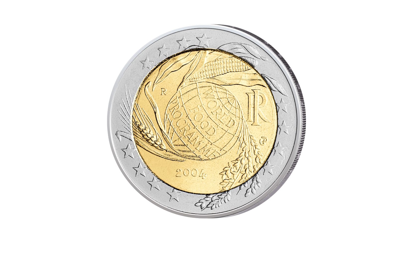 2 Euro 2004 Italien Welternährungsprogramm