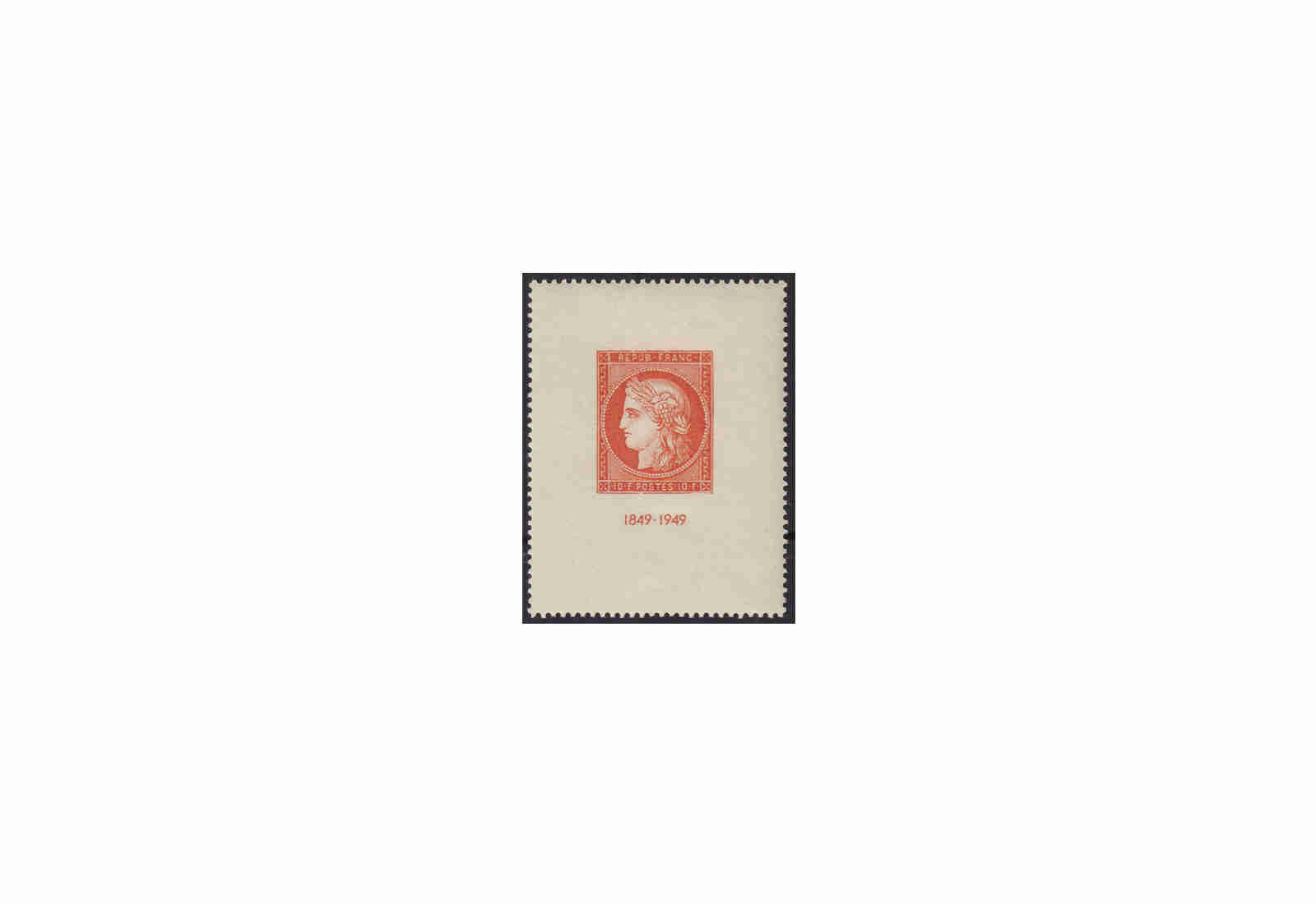 Frankreich CITEX 1849 bis 1949 Michel Nr. Block 4 gestempelt
