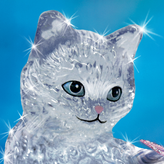 Verliebtes Kätzchen - Katzenfigurine