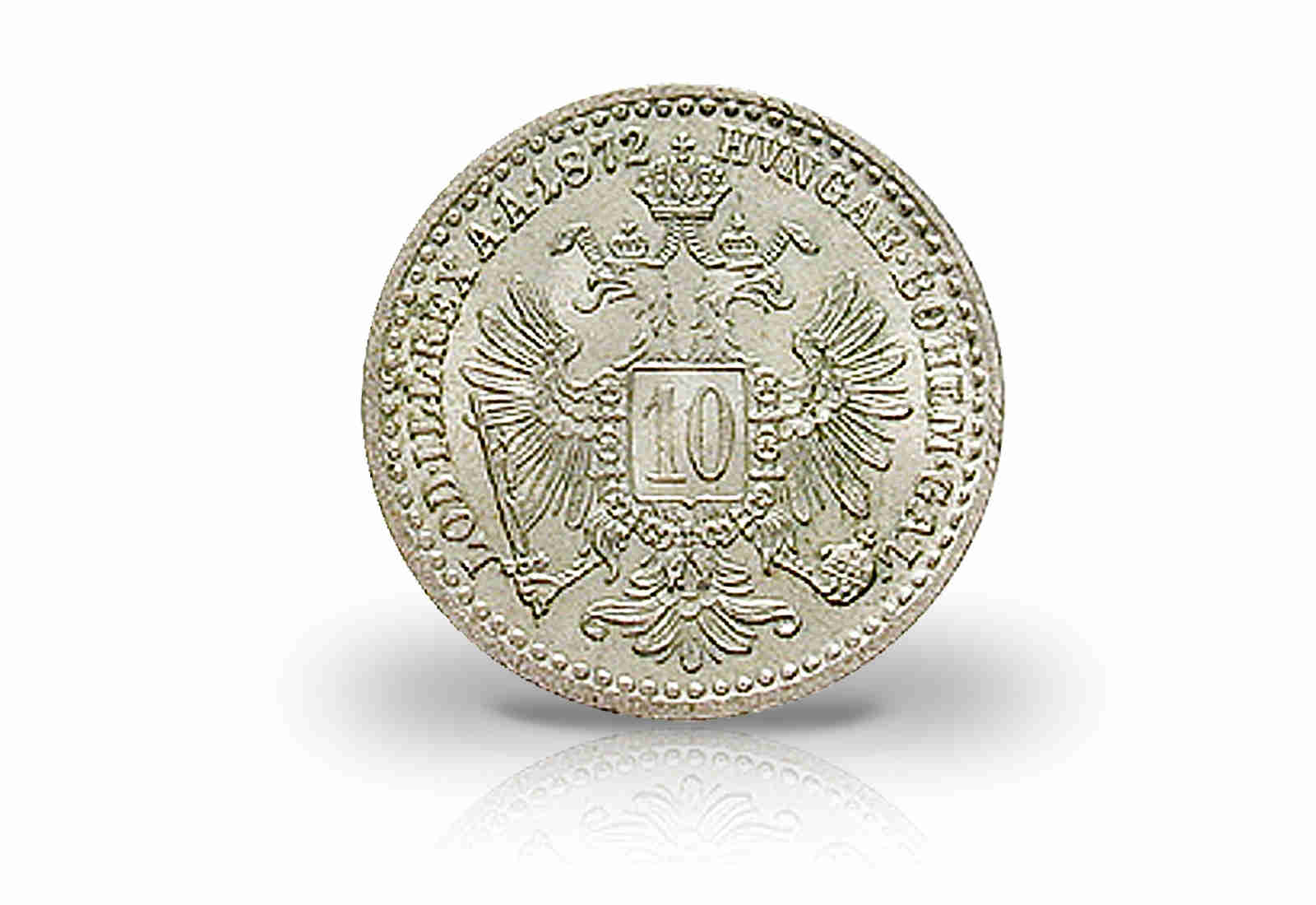 10 Kreuzer 1868-1872 Kaiserreich Österreich Franz Joseph I.