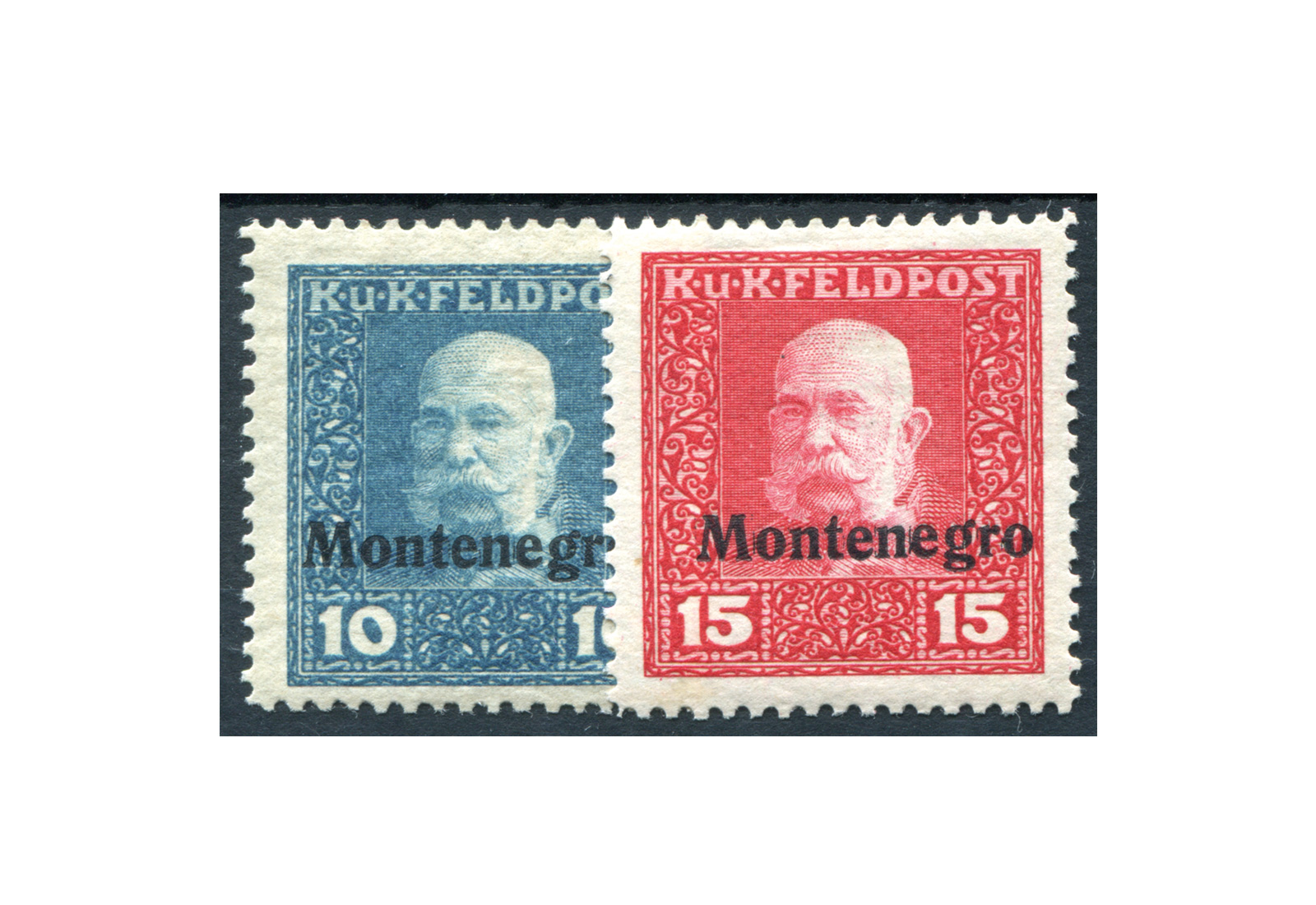 Montenegro Mi.Nr. I/II Franz Joseph 1918 **