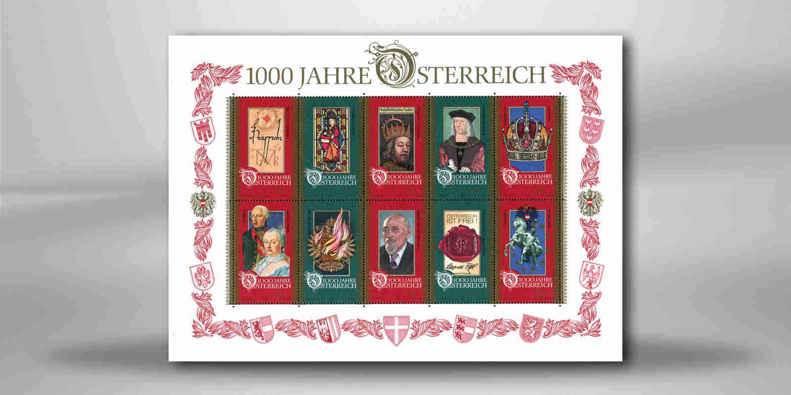 Österreich Block 12 ** 1000 Jahre Österreich