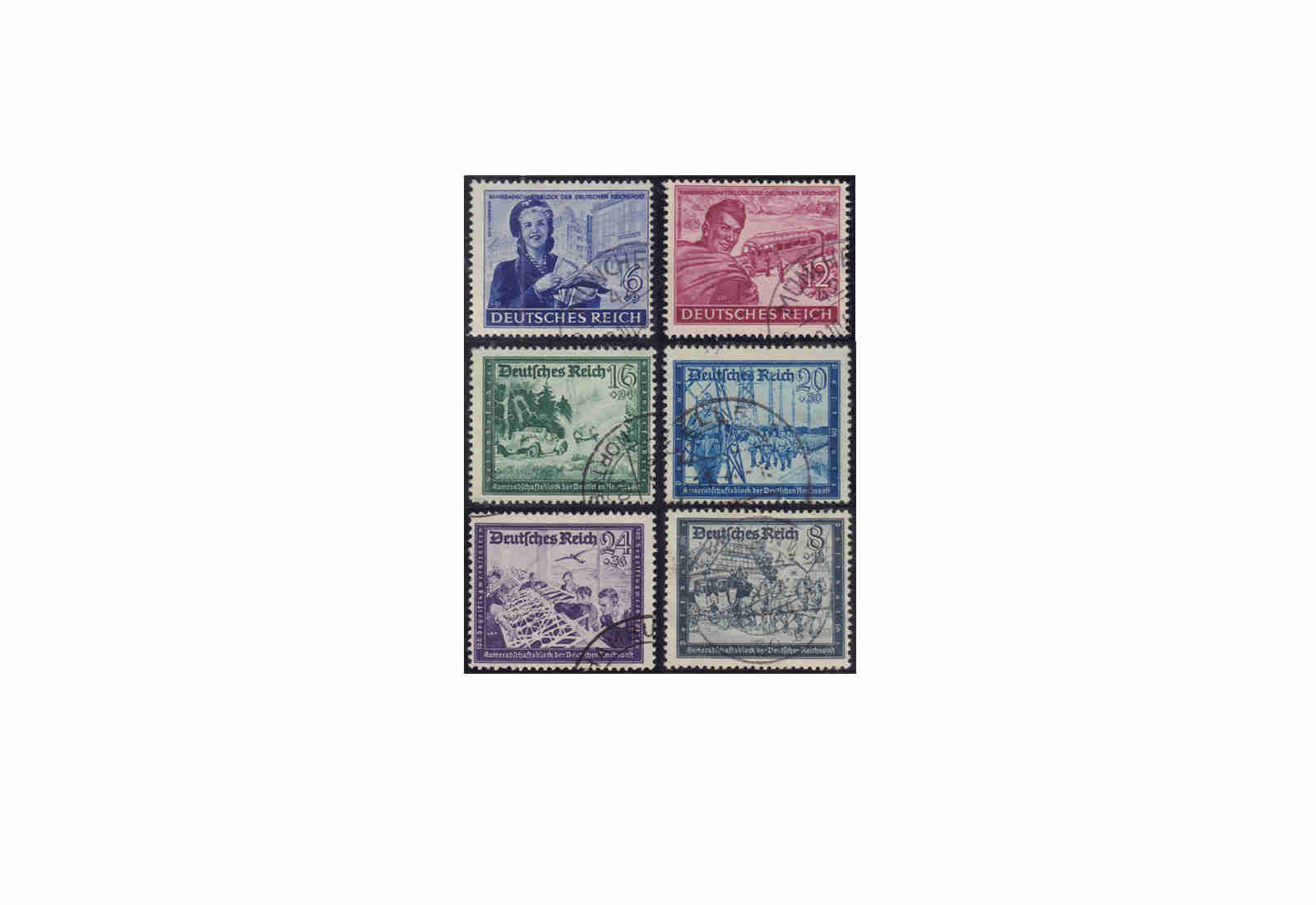 Deutsches Reich Mi.Nr. 888/93 gest.