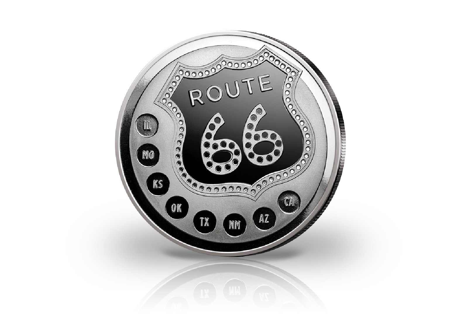 Get your kicks on Route 66 1 oz Silber USA