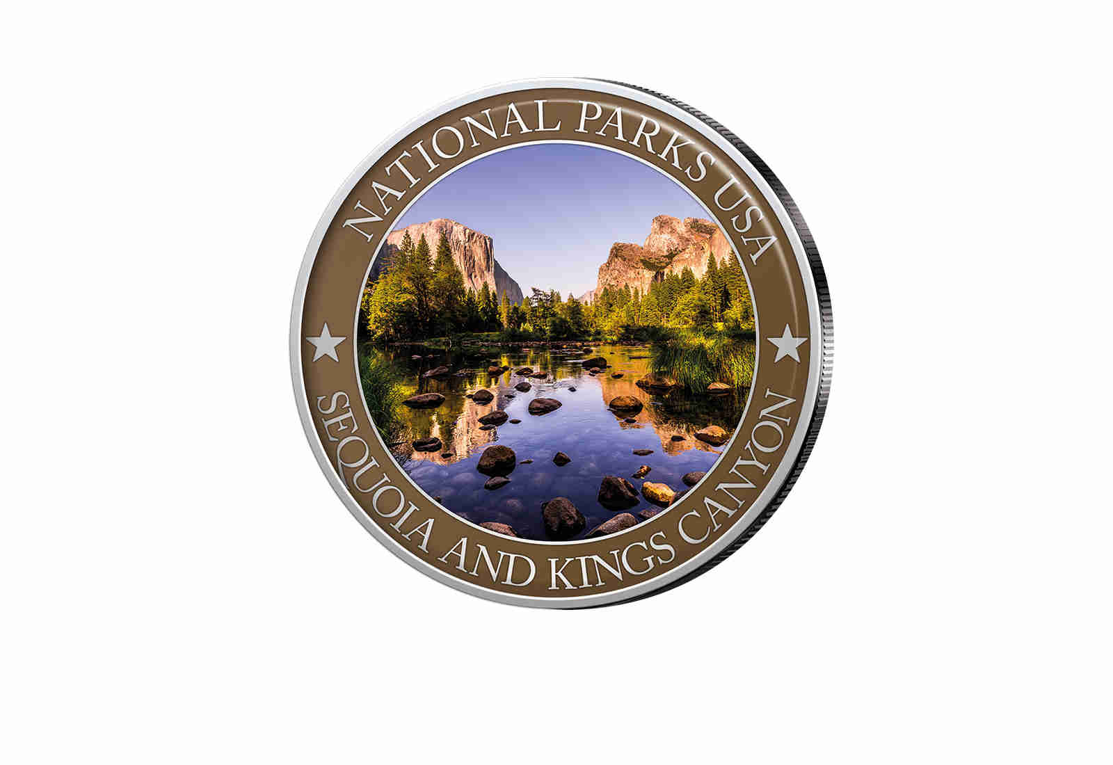 1/2 Dollar USA Sequoia and Kings Canyon Serie National Parks USA mit Farbapplikation