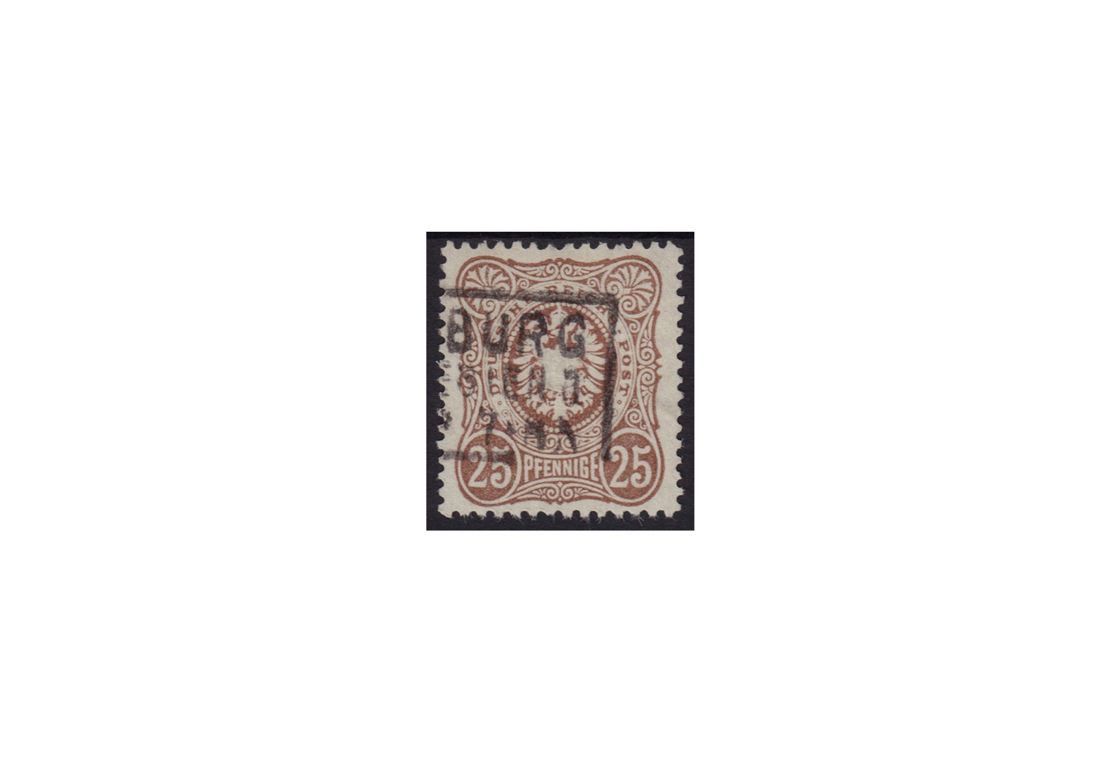 Deutsches Reich Ziffern und Reichsadler 1878 Michel Nr. 35 b gestempelt geprüft 